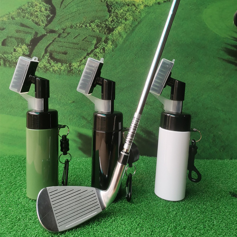 Golf Equipment Cheap - แปรงทำความสะอาดไม้กอล์ฟมืออาชีพพร้อมอุปกรณ์ทำความสะอาดกล้องสเปรย์กันรั่วสำหรับทำความสะอาดกอล์ฟ
