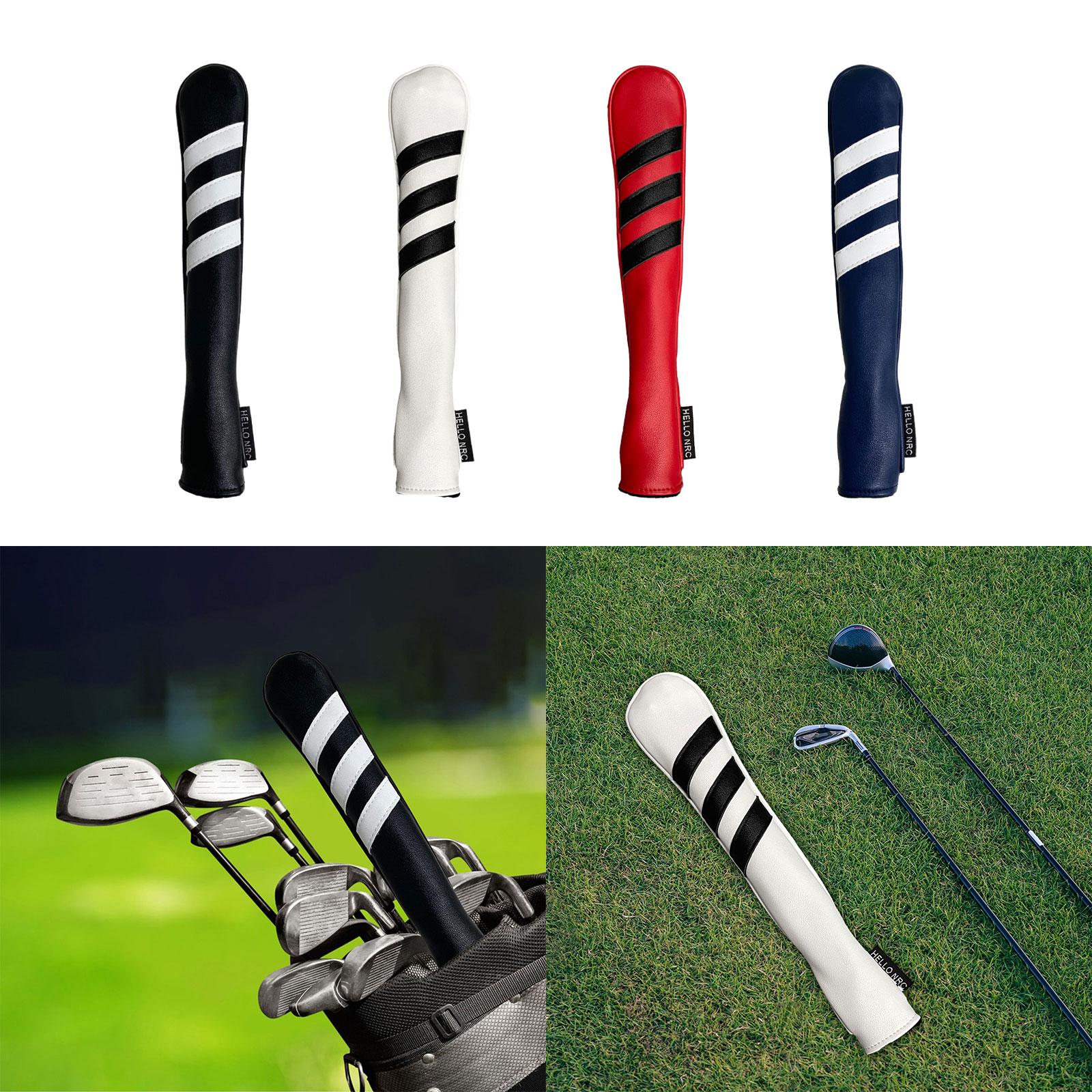 Golf Equipment Guide - คู่มืออุปกรณ์กอล์ฟ: ปลอกหุ้มไม้กอล์ฟแบบหนัง PU สำหรับฝึกท่าทางการตีและปรับทิศทางการเล่น