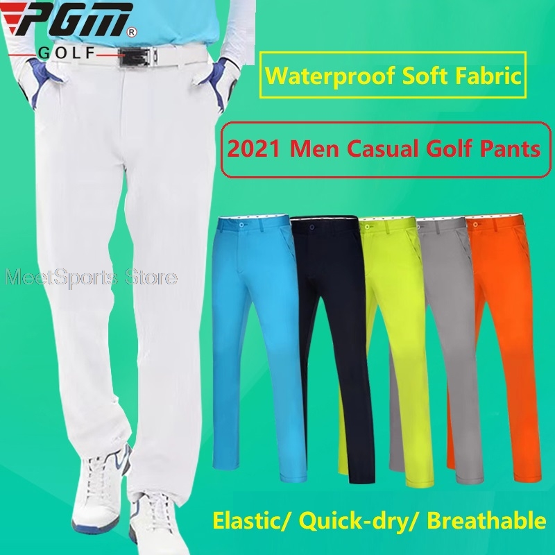 Golf Equipment Discount - Pgm Golf กางเกงชายกางเกงกีฬายืดหยุ่นสูงสวมใส่สบายๆกางเกงผู้ชายฤดูร้อน Slim-Fit Quick-แห้งเร็ว Sweatpants
