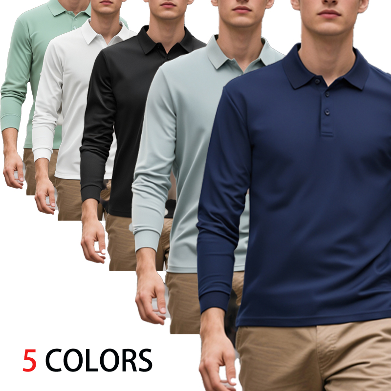 เสื้อโปโลแขนยาวสำหรับผู้ชาย ดี - Golf Equipment Discount บทวิจารณ์และราคา