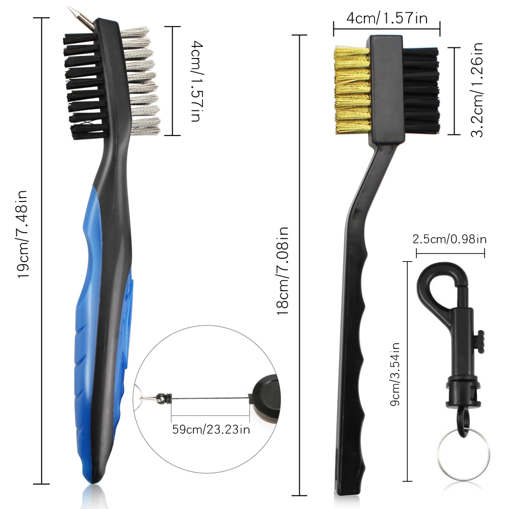 ชุดแปรงทำความสะอาดไม้กอล์ฟ 2 ช - Golf Equipment Cheap บทวิจารณ์และราคา