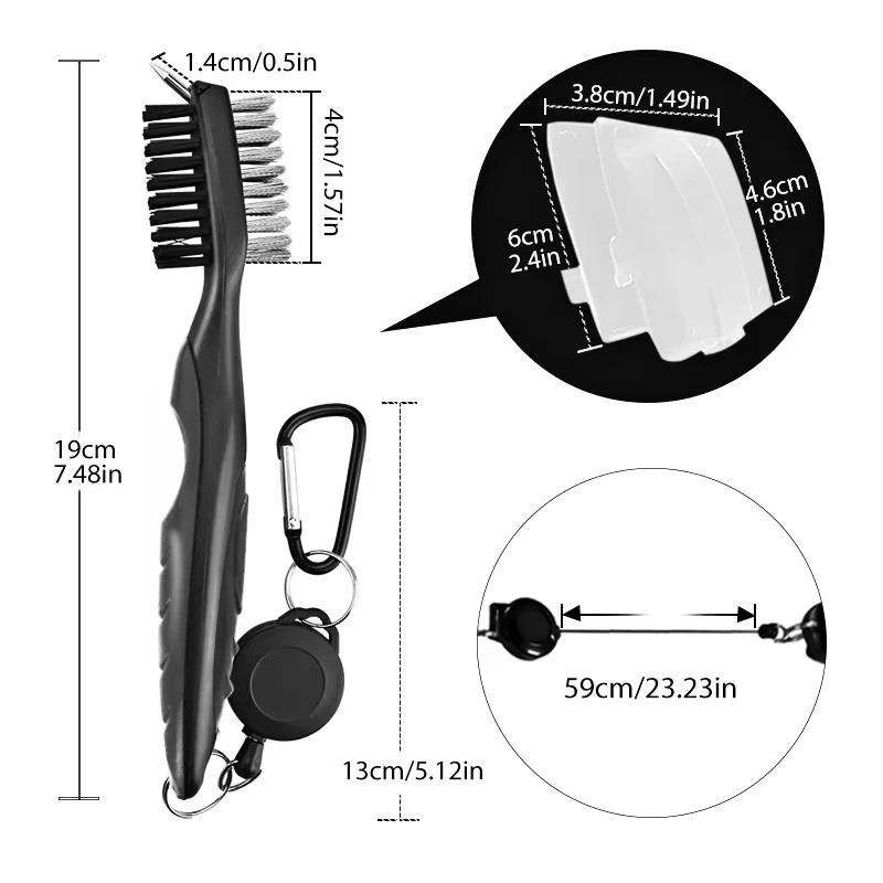 แปรงทำความสะอาดร่องไม้กอล์ฟ 1- - Golf Equipment To Improve Your Game บทวิจารณ์และราคา